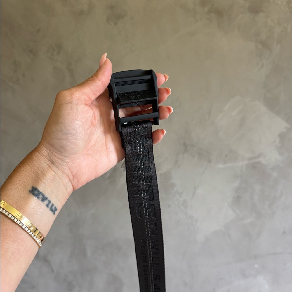 OFF WHITE INDUSTRIAL BELT UNISEX